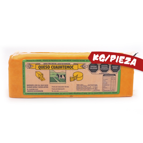 QUESO DAISY BARRA CUAUHTEMOC KG PIEZA
