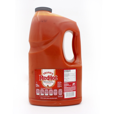 SALSA RED HOT FRANKS ORIGINAL BOTE 3.780 L PIEZA