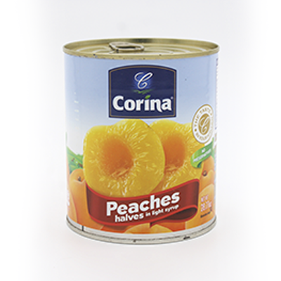 DURAZNO EN MITADES CORINA 800 GR PIEZA
