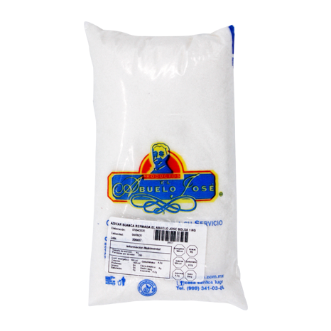 AZUCAR BLANCA REFINADA EL ABUELO JOSE BOLSA 1 KG