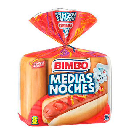MEDIAS NOCHES BIMBO 340 G PIEZA