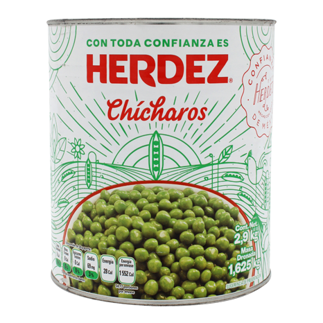 CHICHARO FINO HERDEZ 2.9 KG PIEZA