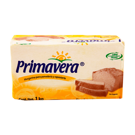 MARGARINA PRIMAVERA 1 K PIEZA