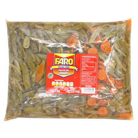 CHILE RAJAS EL FARO BOLSA 3 K PIEZA