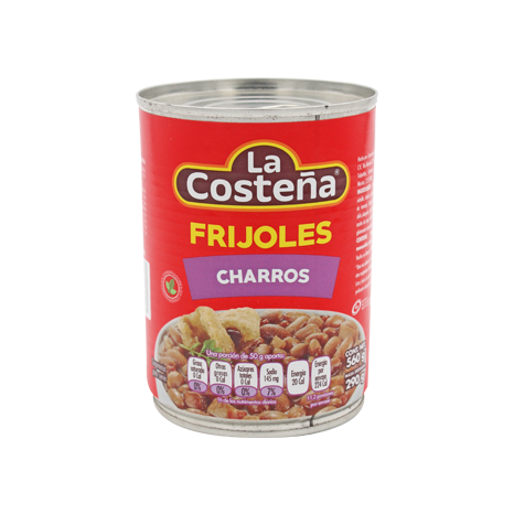 FRIJOL CHARRO COSTEÑA 560 G PIEZA