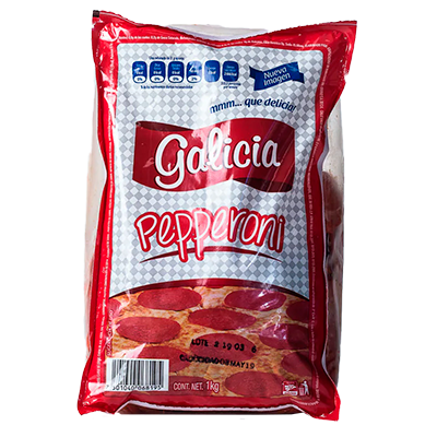 PEPPERONI REBANADO GALICIA 1 KG PIEZA