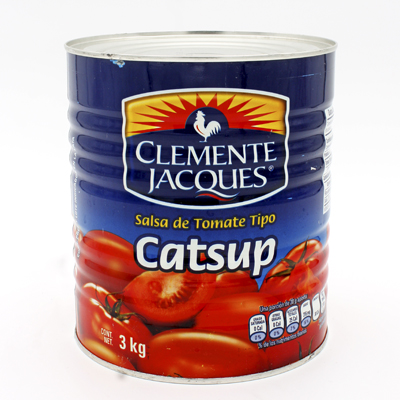 SALSA CATSUP CLEMENTE JACQUES DE 3 K PIEZA