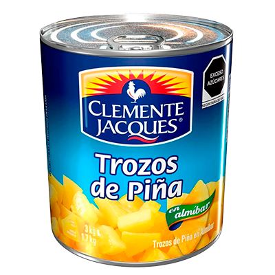 PIÑA EN TROZOS CLEMENTE JACQUES 3 K PIEZA