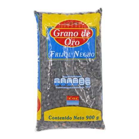 FRIJOL NEGRO GRANO DE ORO 900 G PIEZA