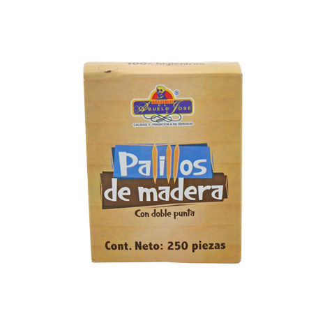 PALILLO EL ABUELO JOSE CAJITA 250 PIEZAS