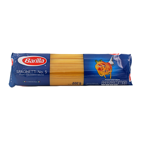 PASTA SPAGUETTI MEDIANO BARILLA 500 G PIEZA